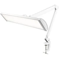 Semplix LED Arbeitslicht Arbeits-Tischlampe weiß (540 LED/ dimmbar/ Tischklemme), dimmbar