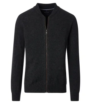 CASAMODA - Strickjacke anthrazit - Gr. - XXL