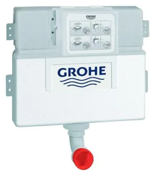 Grohe WC-Wandeinbau-Spülkasten 38422, 0,82 m Bauhöhe Spülmenge 6 - 9 Liter 38422000