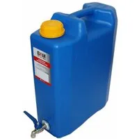 Bam Kanister Kanister Wasserkanister 20l mit Wasserhahn für LKW Camping, UV-beständig & extrem robust