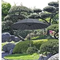 Garden Pleasure Sonnenschirm Sonnenschirm mit 24 Streben, anthrazit, Sonnenschirm, OTTOs Choice, mit 24 Streben, Ø 255 cm