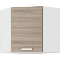 Küchen-Preisbombe Eckhängeschrank 58x58 cm Küche Dave Eiche Sonoma Trüffel Küchenzeile Einbauküche