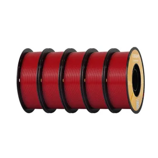 KINGROON PETG 3D Printer Filament 1.75mm 5kg Red High Strength Easy to Print Eco-Friendly No Bubbles Smooth Printing Hig