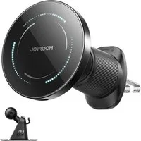 JOYROOM Handy-Halterung JR-ZS502 MagSafe Kfz Halter mit Ladefunktion, (bis 7 Zoll, magnetische Auto Handy Halterung Armaturenbrett Konsole)