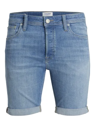 JACK&JONES - JJIRICK JJORIGINAL SHORTS AM 624 blue denim - Gr. - XS