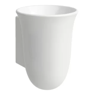 LAUFEN The new classic Zahnbürstenhalter H8738540000001 9,5x10,5x12,5cm, weiß