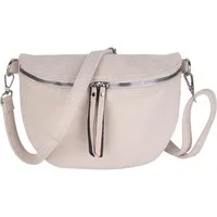 MIRROSI Bauchtasche Damen Taschen, Umhängetasche, Brusttasche, 26x18x9cm Wildleder Optik (Schultertasche für jednen Anlass), Crossbody Bag, Verstellbarer Schulterriemen für mehr Flexibilität.