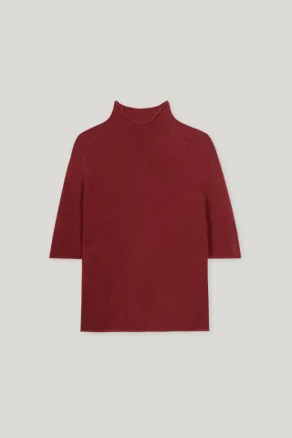 Luisa Cerano - Pullover Weiblich berry red - Gr. - 40
