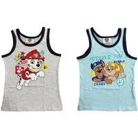 Nickelodeon Unterhemd Paw Patrol 2er Pack Kinder Tanktop Unterwäsche Unterhemd 110/116