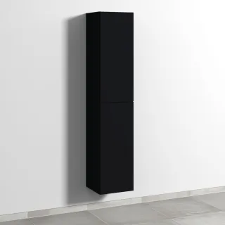 Sanipa 3way Hochschrank mit 2 Türen, Schwarz-Matt SF09308