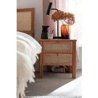 Home affaire Nachtkonsole Hällevik Nachtkonsole, Nachtkommode in hochwertiger Verarbeitung (1 St), Massivholz, Skandinavisches Design, Robust, stabil, FSC zertifiziert