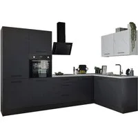 BASIC by Balculina Winkelküche Yorki, Stellmaße B/T 320x175/60 cm, wahlweise mit E-Geräten
