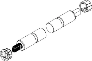 Hansgrohe Dämpfer Set f. EluPura WC-Sitz , 94865000 94865000
