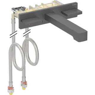 Geberit ONE Waschtisch-Armatur eckiges Design Wandmontage 2 Griffe 116465141