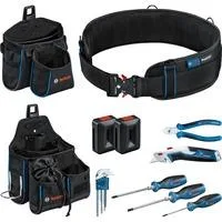 Werkzeuggürtel und Handwerkzeug-Set Professional schwarz, ProClick System, inkl. 14-teiliges Werkzeug-Set