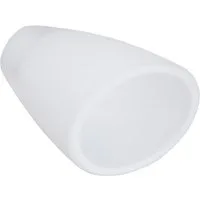 Home4Living Lampenschirm Schutenglas weiß Lampenglas Leuchtenglas Opalglas Tulpenform, Dekorativ