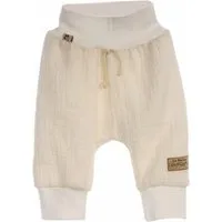 La Bortini Schlupfhose Baby Hose Pumphose aus Musselin neutral für Neugeborene luftig, weich, 44 50 56 62 68 74 80 86