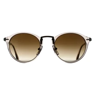 Persol PO3166S 124051 transparent braun grau klar Verlauf braun Sonnenbrille