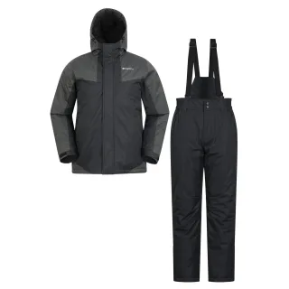 Mountain Warehouse Herren Skijacke & Hose (Schwarz)