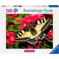 Ravensburger Puzzle Colorful Animals, Butterfly, 500 Puzzleteile, Made in Germany