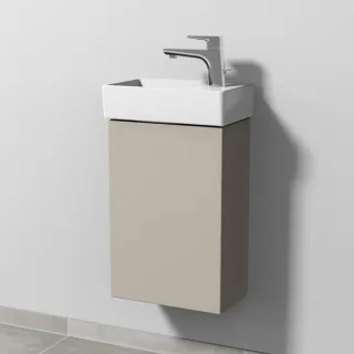 Sanipa 3way Waschtischunterbau zu Villeroy & Boch Avento Waschtisch mit 1 Tür, Kaschmir-Matt SP6261U