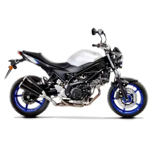 LeoVince Sportauspuff GP DUALS Edelstahl BLACK Suzuki SV 650 / X Bj. 2016-2024 EURO-4/EURO-5 +ABE
