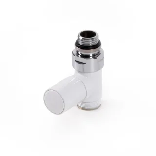 Terma Regel-Durchgangsventil CYLINDER GZ 1/2"-GZ 24-19 , TGZRBI007, Weiß TGZRBI007
