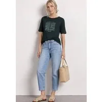 STREET ONE T-Shirt Style Lea Rundhalsusschnitt, Modalmix, mit Frontprint