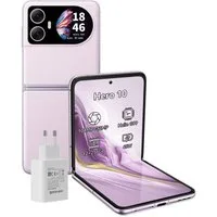 blackview Hero10 klapp handy Ohne Vertrag Zwei Bildschirmen incl. 45W Ladegerät Smartphone (6,9 Zoll, 256 GB Speicherplatz, 108 MP Kamera, 6,9", 2.5K, 108MP, Helio G99, 12+256GB, 45W, NFC)