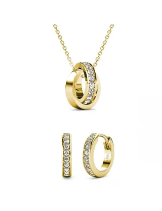 Parure et Coffret Kreis-Reifen - Doré et Cristal