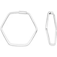 ALEXANDER YORK Paar Creolen HEXAGON, 2-tlg. (2-tlg)