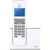 Profoon PDX-8400TE Festnetztelefon (Mobilteile: 1, Netzspannung 100-240 V AC, DECT-Telefon Freisprechfunktion, 20 Speicher, ECO-Modus, erweiterbar)