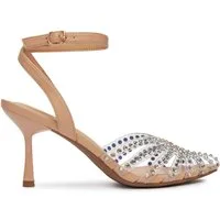 Jenny Jenny Damen Beige High Heels High-Heel-Stiefel