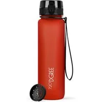 720°DGREE Trinkflasche Trinkflasche uberBottle softTouch mit Sieb watermelon red 1l