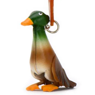 Enten Schl?sselanh?nger aus Leder