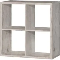 FORTE Standregal Mauro, Fachgröße 33x33cm, 4 Fächer