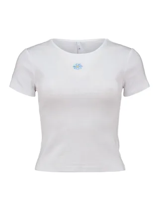 HaILYS - SS C TP Em44ily white/flower - Gr. - XXL