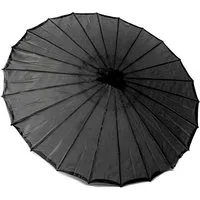 Yudu Sonnenschirm Asia Schirm Dekoschirm Fengshui Stoff Holz ohne Motiven