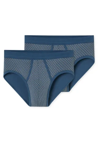 SCHIESSER - 2PACK Sportslip braungrau - Gr. - 8