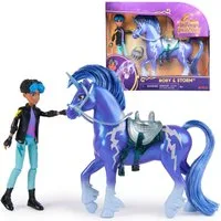 Spin Master Anziehpuppe Unicorn Academy - Rory & Einhorn Storm, mit echter Mähne