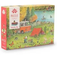 Moulin Roty Puzzle Puzzle Im Urlaub (500 Teile) Kinderpuzzle für Kinder mit Motiv Urlaub, 500 Puzzleteile, Kinderpuzzle