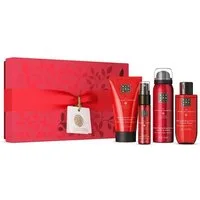 Rituals Pflege-Geschenkset Luxus-Pflegeset Limited Edition Ayurveda Geschenkset S 2025, 4-tlg., 4-teiliges Pflegeset mit Duschschaum, Body Cream, Öl & Peeling