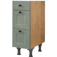 nobilia® Unterschrank "Cascada", vormontiert, mit höhenverstellbaren Sockelfüßen, in den Breiten 30, 45, 60 und 90 cm, mit Schubkasten und Auszügen