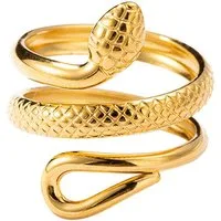 Firetti Fingerring Schmuck Geschenk Damenring Schlange, Made in Germany