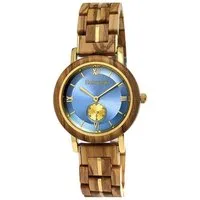 Holzwerk Quarzuhr kleine Damen Designer Holz & Edelstahl Armband Uhr, (inklusive Armbandkürzer), Holz Unikate, ideal auch als Geschenk, Quarzwerk