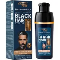 Softto Plus Haarshampoo Expert Men Haar- & Bartfarbe Schwarz – 100% Weißabdeckung, 400 ml