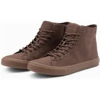OMBRE Knöchelhohe Herren-Turnschuhe mit Gummisohle Schnürschuh
