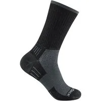 Wrightsock Wandersocken Crew Escape (extra Frottee-Polsterung, mitteldick) schwarz/grau