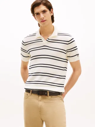 DC KNTD STP JHNY COLLAR POLO ivory petal/desert sky - Gr. - XL
