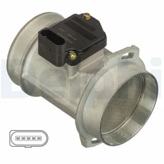 Delphi Luftmassenmesser Audi A4 A6 A8 Skoda Superb VW Passat AF10499-12B1